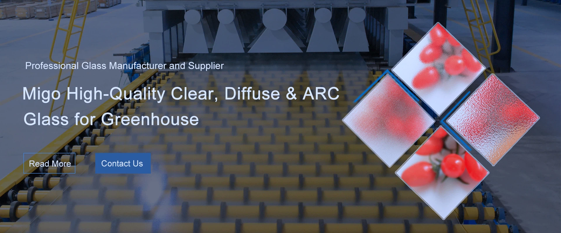 Migo greenhouse glass production